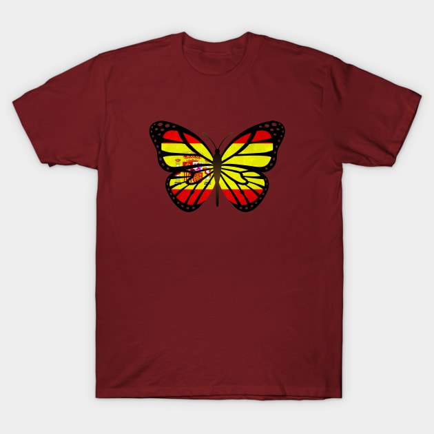 ButterFlag Spain T-Shirt by pasnthroo